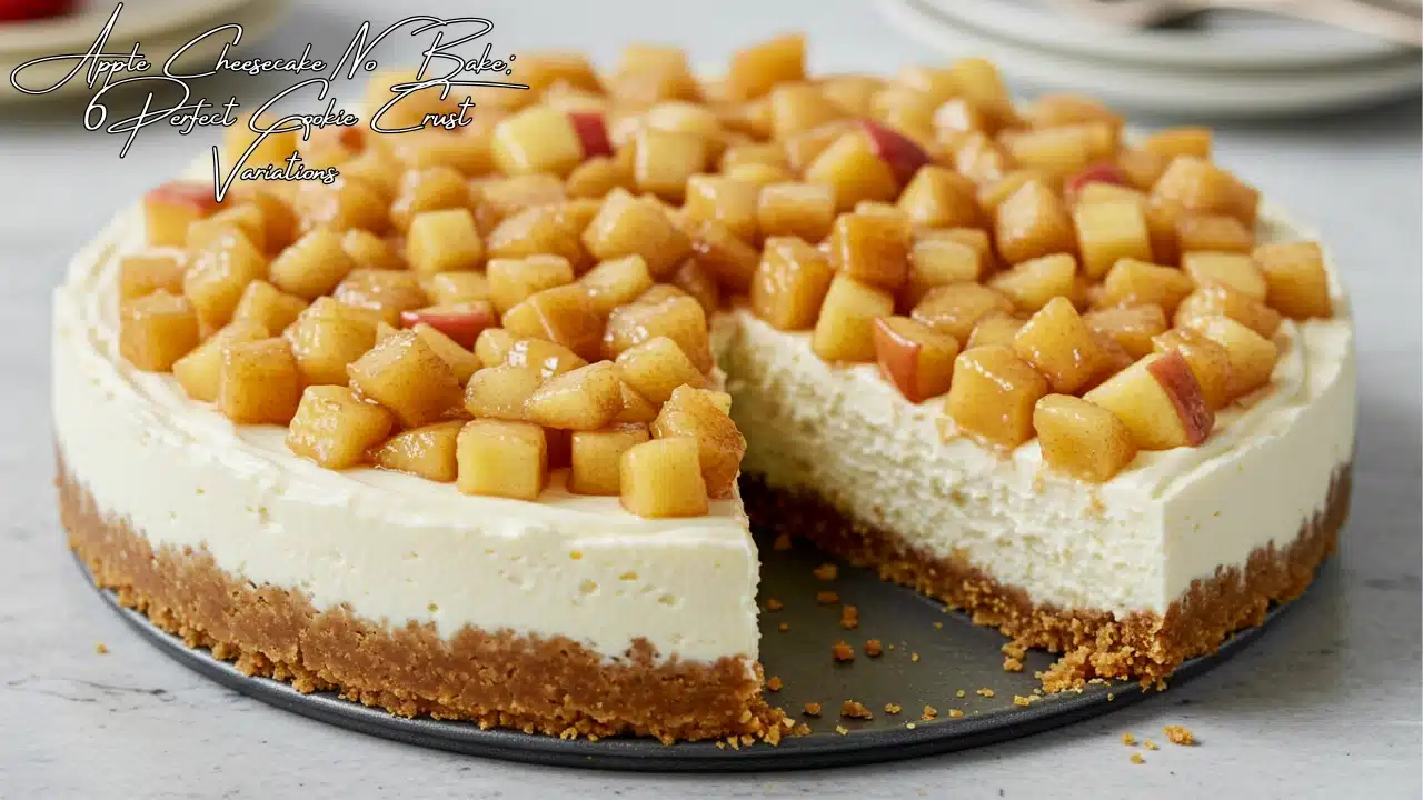 Apple Cheesecake No Bake