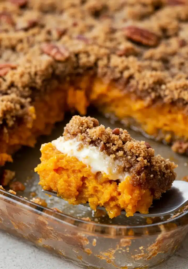 Sweet Potato Dump Cake