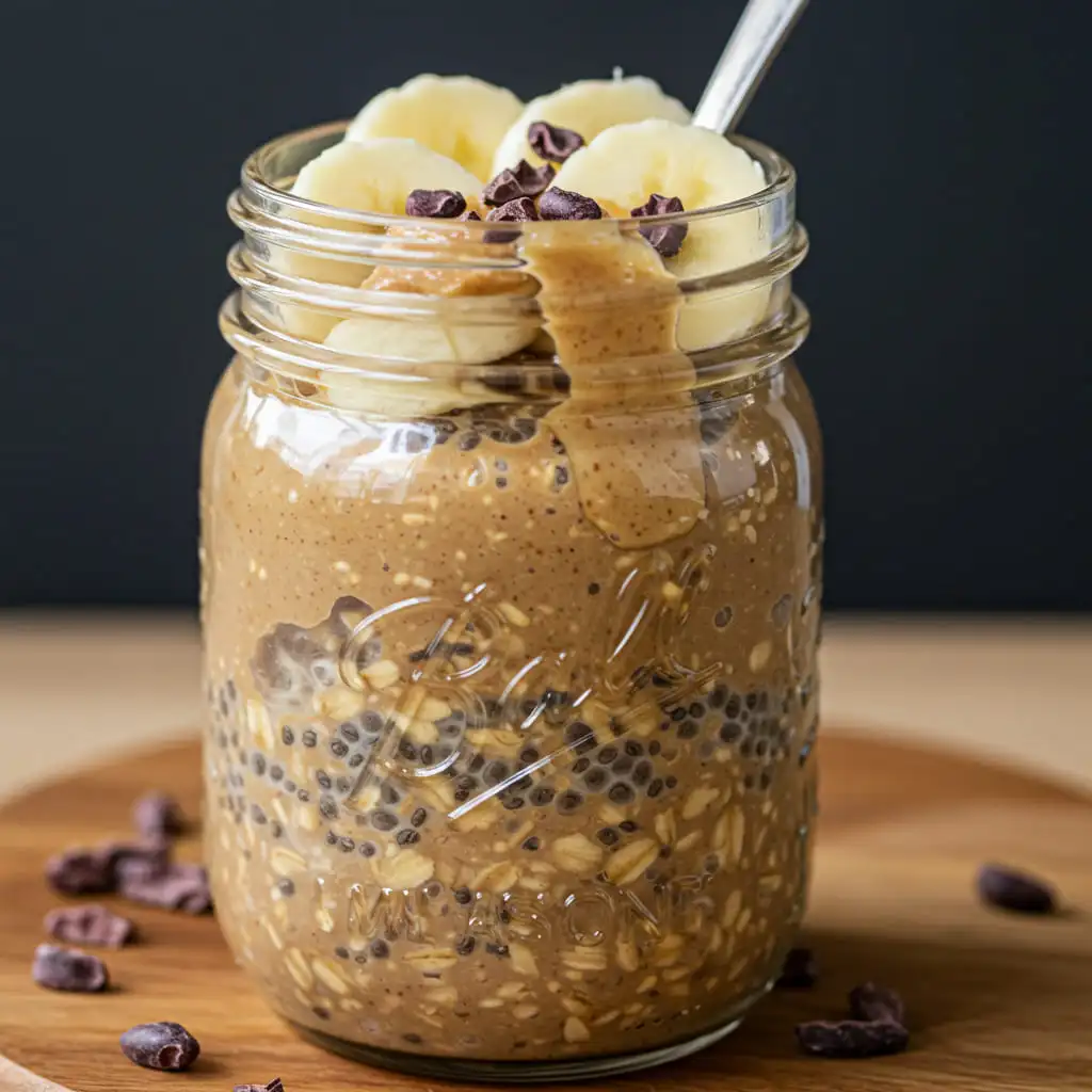 coffee infused protein overnight oats