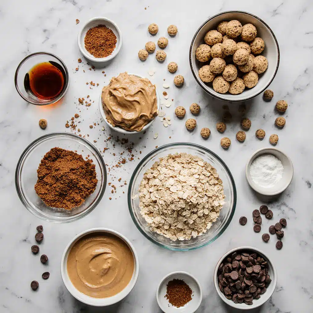 Ingredients for High-Protein Cookie Dough Oats