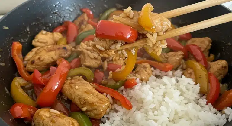 Quick and Easy Chicken and Pepper Stir Fry