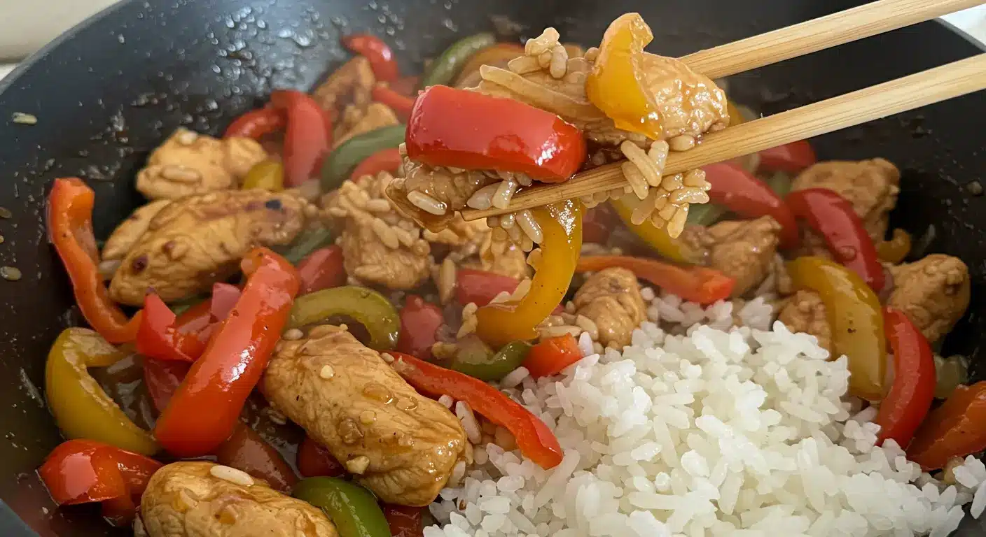 Quick and Easy Chicken and Pepper Stir Fry