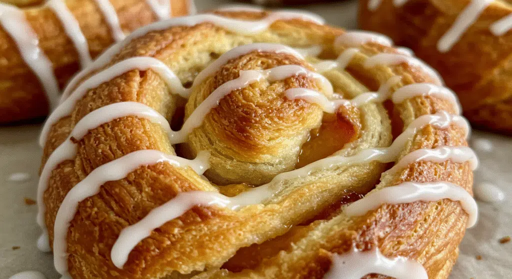 Peach Pie Cruffins featured