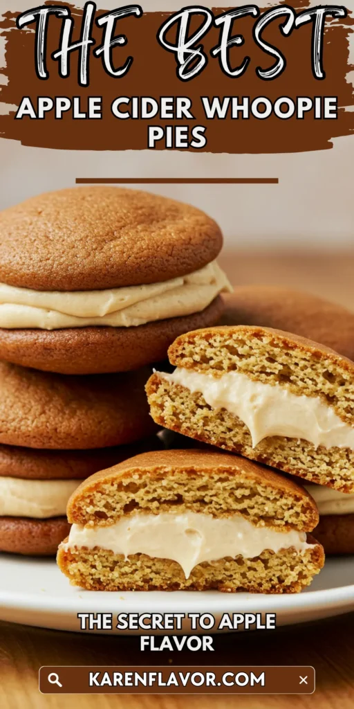 Apple Cider Whoopie Pies
