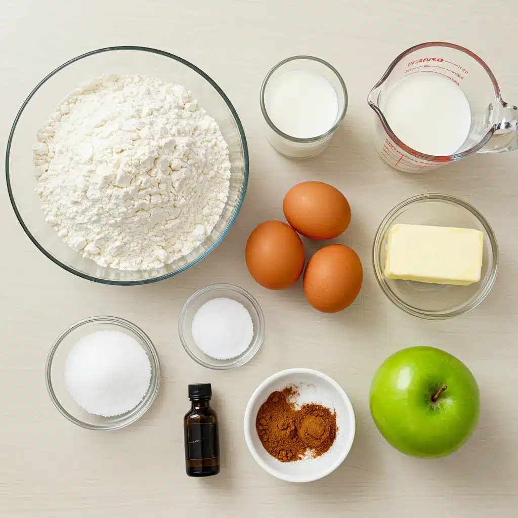 Apple Cinnamon Bread ingredients
