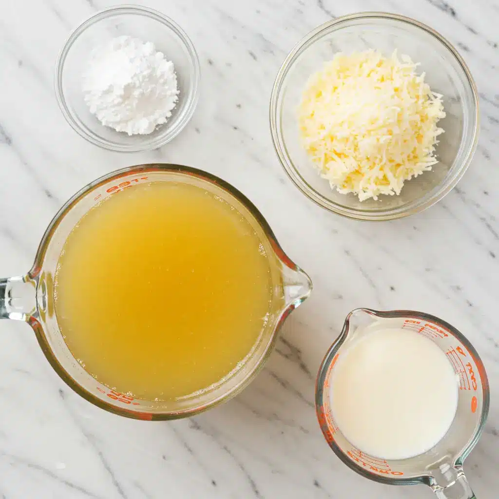 Creamy Tuscan Chicken Soup ingredients
