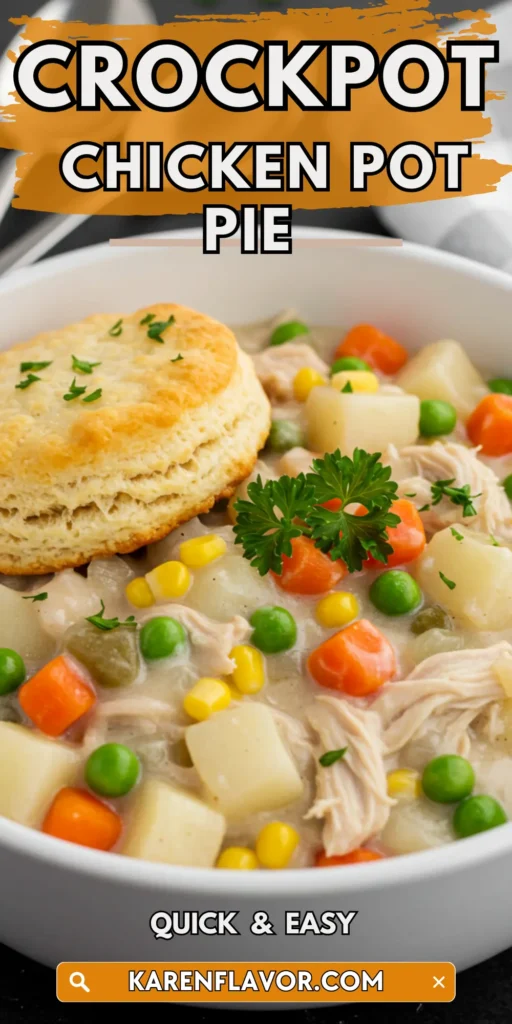 Crockpot Chicken Pot Pie