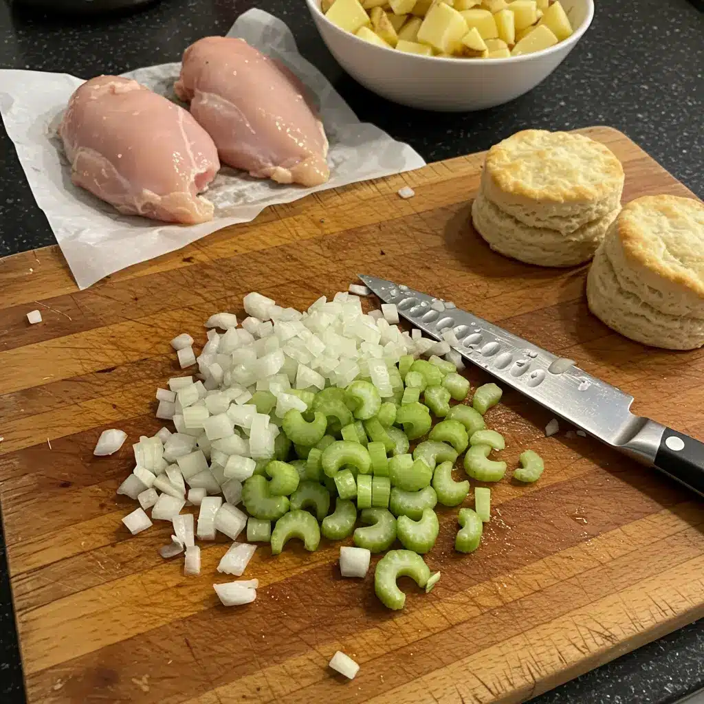 Crockpot Chicken Pot Pie ingredints