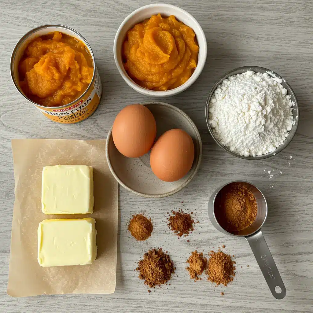 Moist Pumpkin Bread ingredients