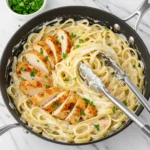 One Pot Chicken Alfredo Pasta