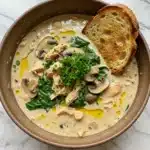 Rotisserie Chicken and Mushroom Soup