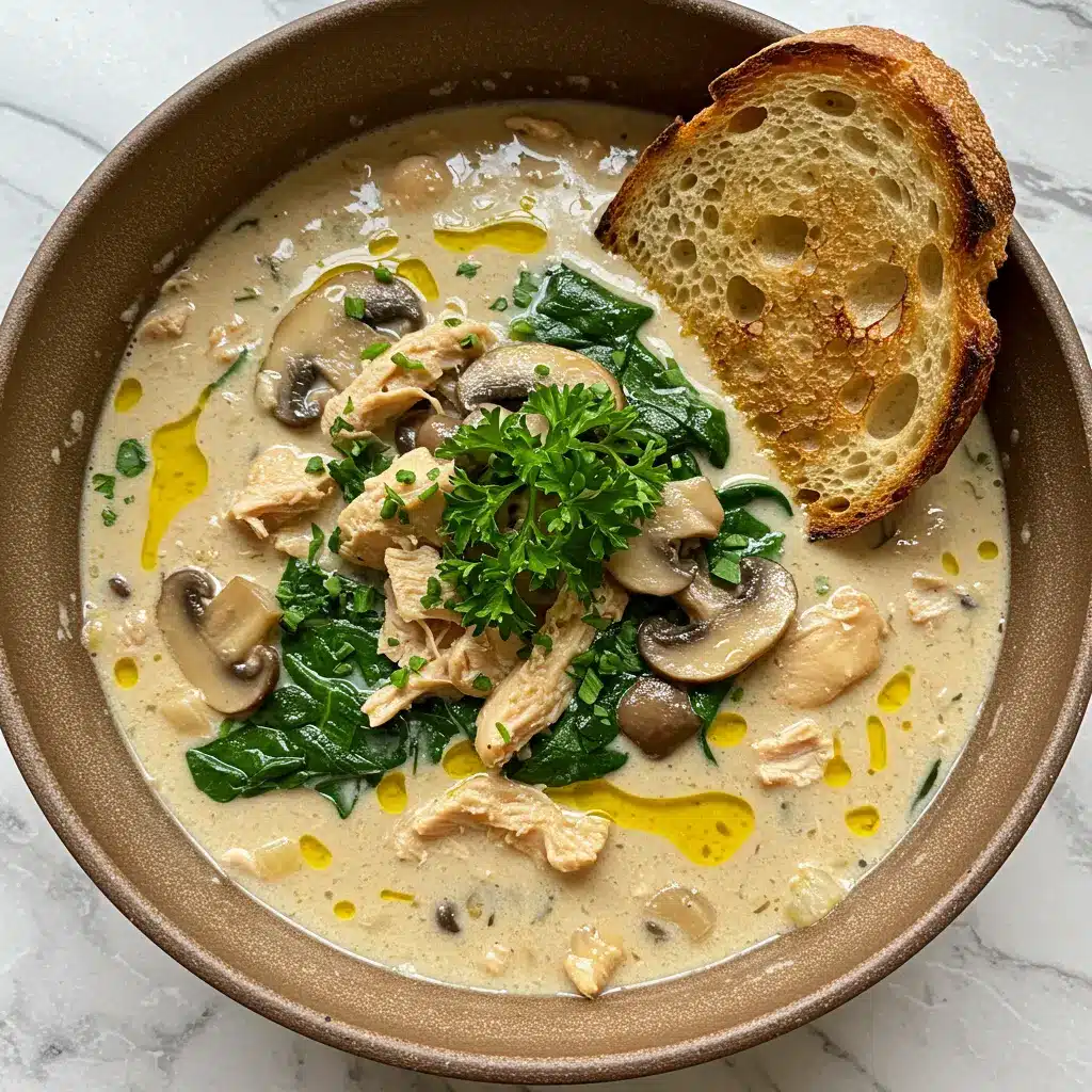 Rotisserie Chicken and Mushroom Soup