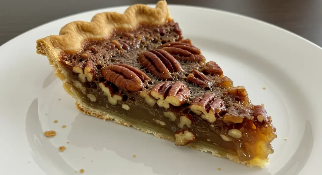 Southern Pecan Pie Slice