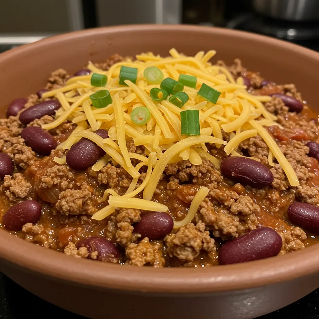 best ground beef stovetop chili