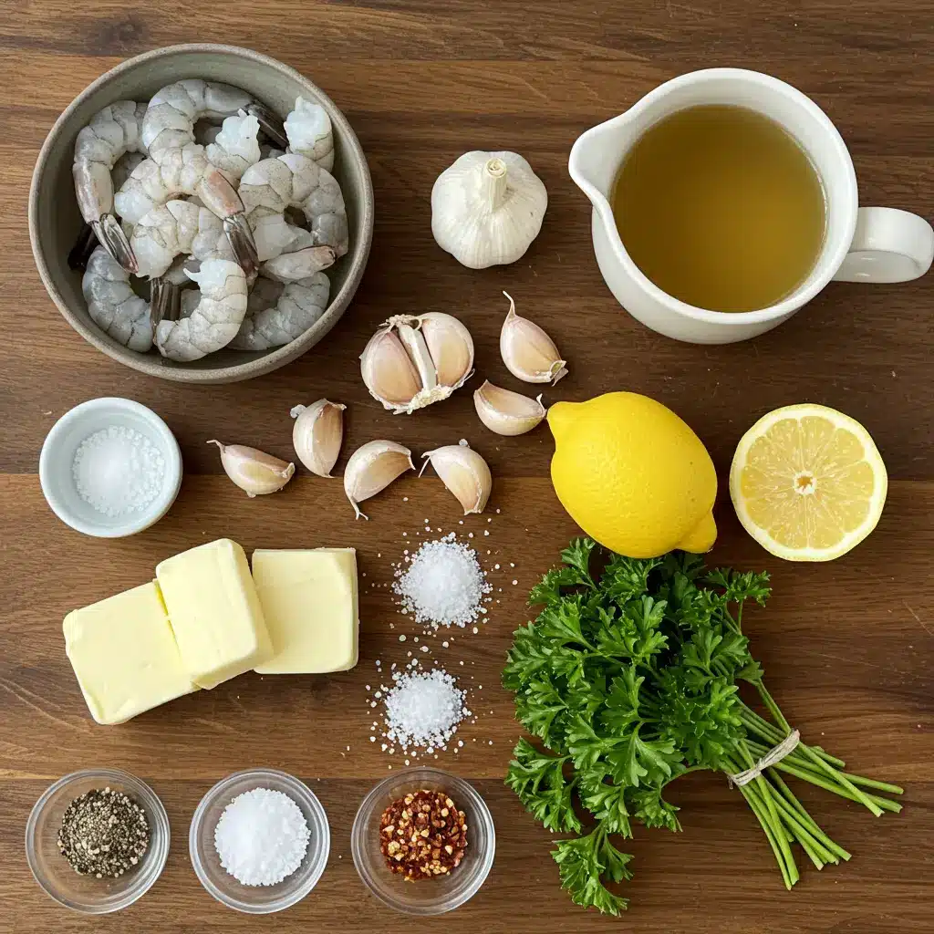 garlic butter shrimp scampi ingredients