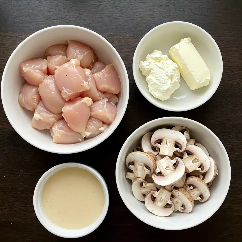 slow cooker chicken stroganoff ingredients