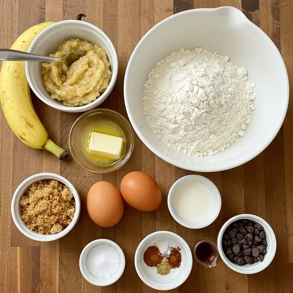 Banana Muffins ingredients