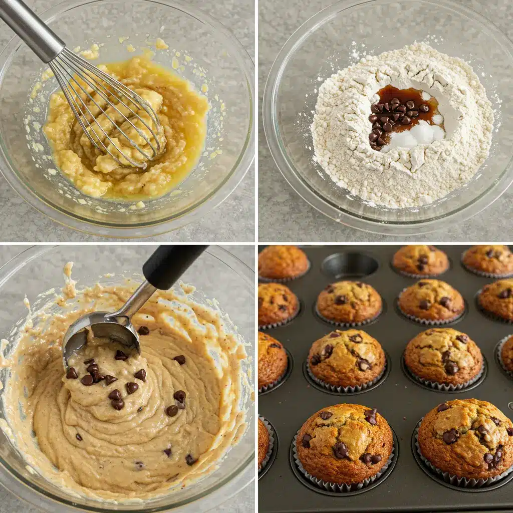 Banana Muffins preparation