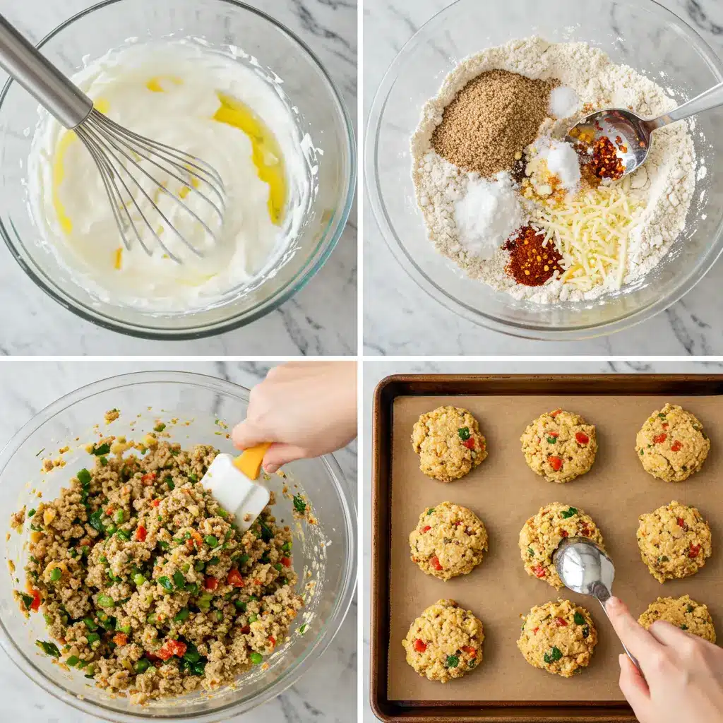 Breakfast Biscuits preparation