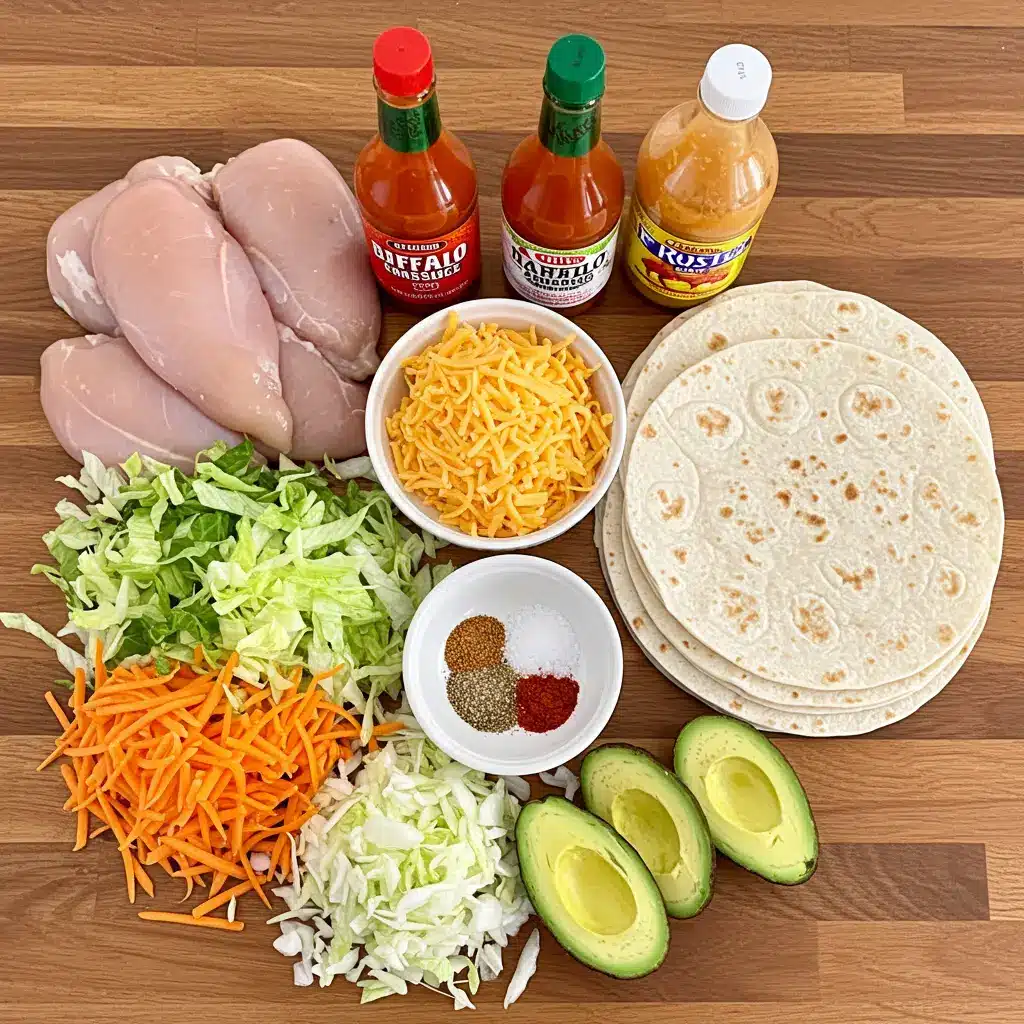 Buffalo Chicken Wraps ingredients