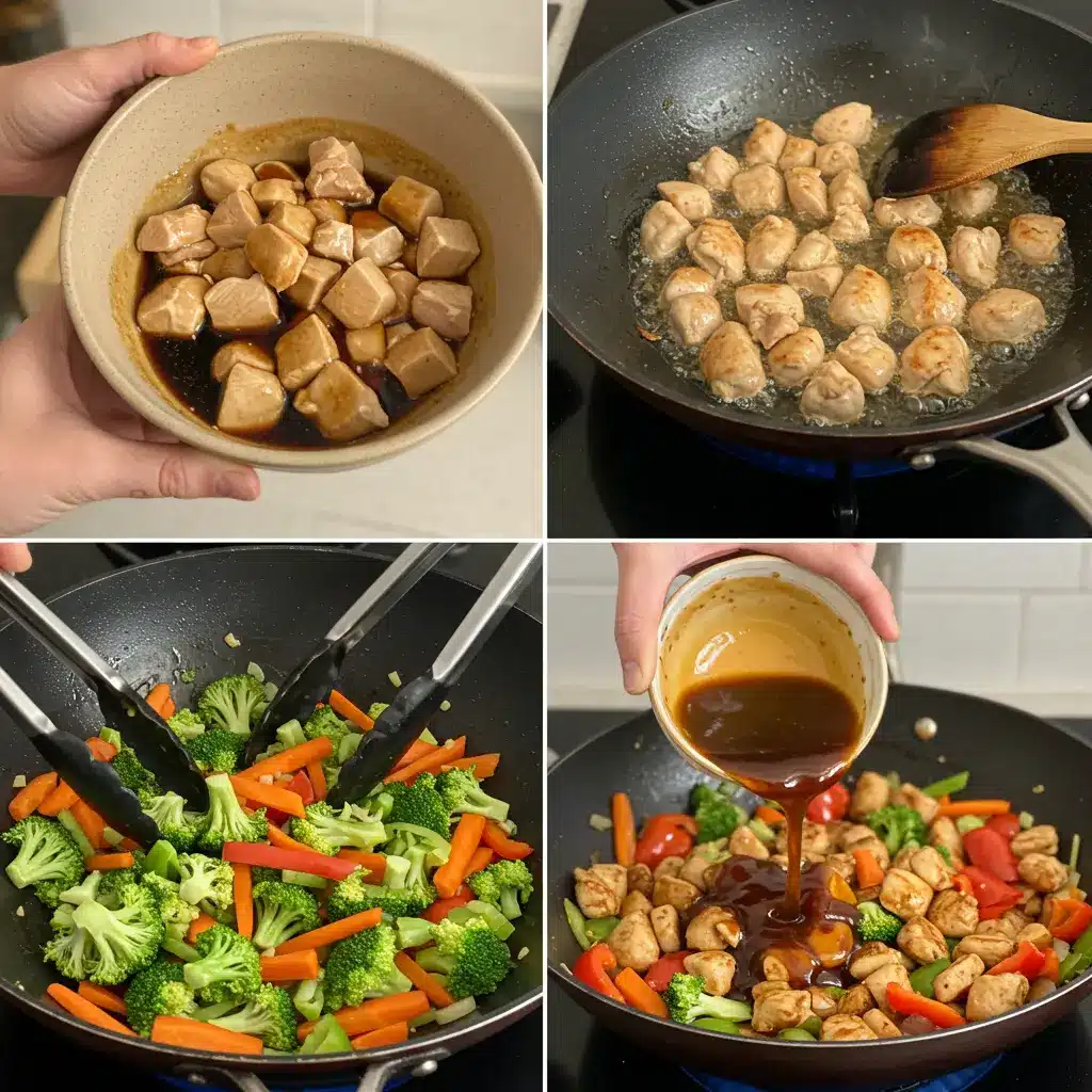 Chicken Stir Fry preparation