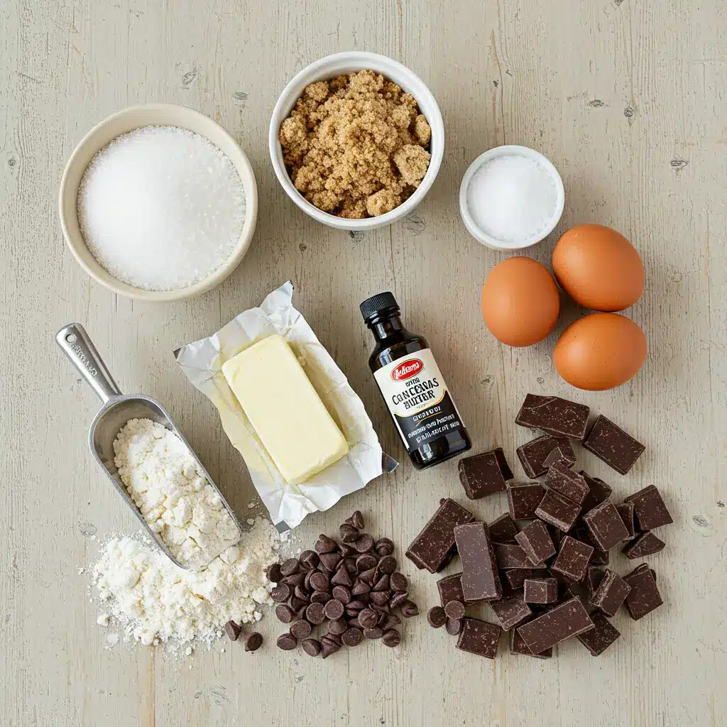 Chocolate Chip Cookies ingredients