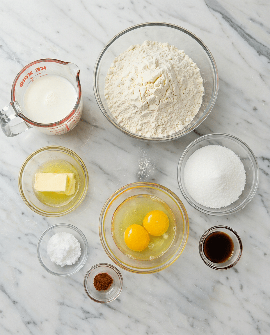Classic Waffles Ingredients