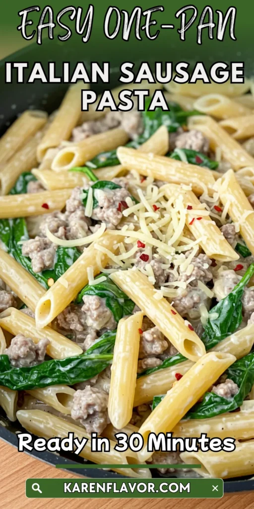 Italian Sausage Pasta