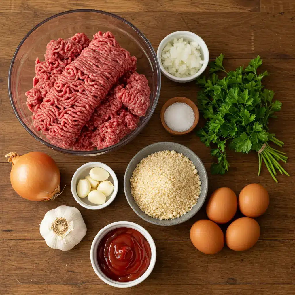 Meatloaf Recipe ingredients