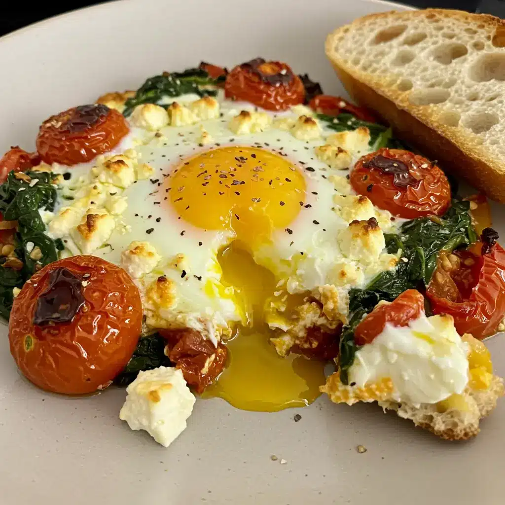 Mediterranean Baked Feta Eggs m