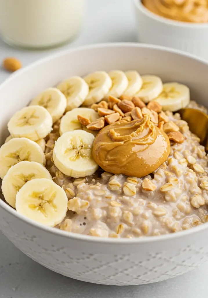 Peanut Butter & Banana Overnight Oats (1)