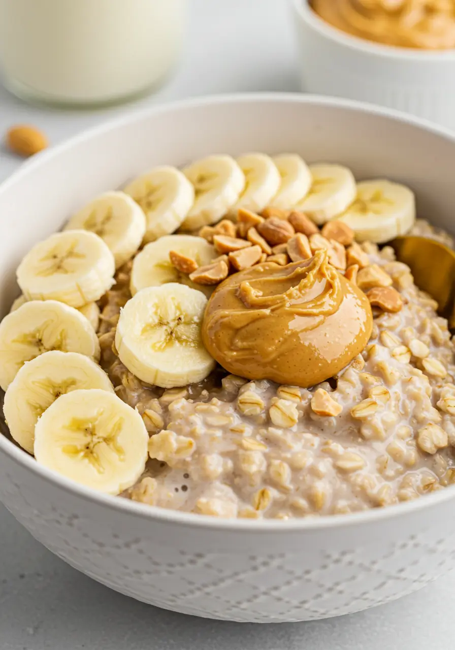 Peanut Butter & Banana Overnight Oats (1)