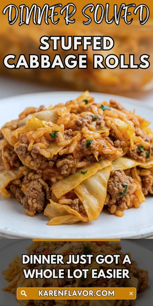 Unstuffed Cabbage Rolls