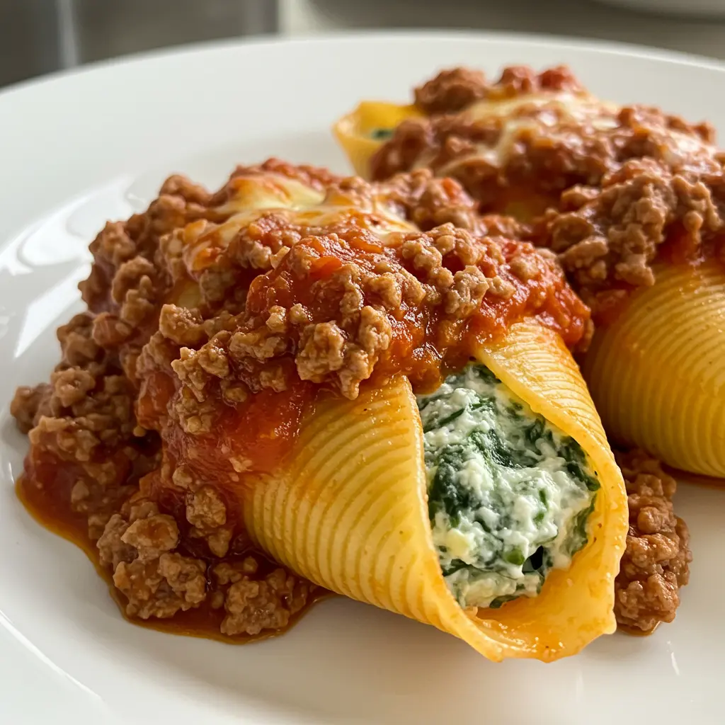 Stuffed Shells with Ground Beef (1)