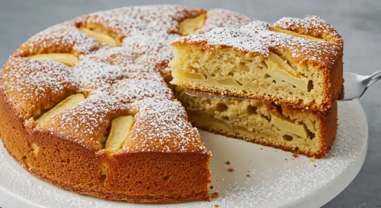 The Best Moist Cinnamon Apple Cake f