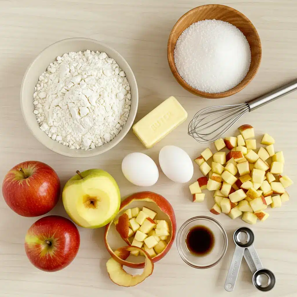 The Best Moist Cinnamon Apple Cake ingredients