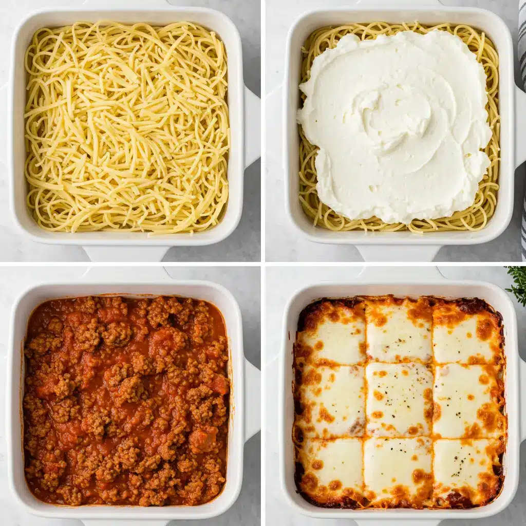 million dollar spaghetti preparation