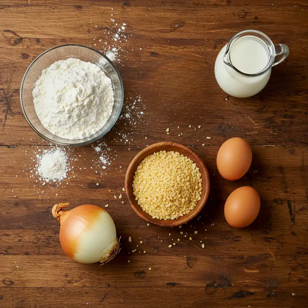 Ingredients for Homemade Onion Rings