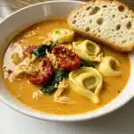 Marry Me Chicken Soup served