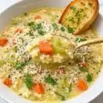 Pastina Soup served