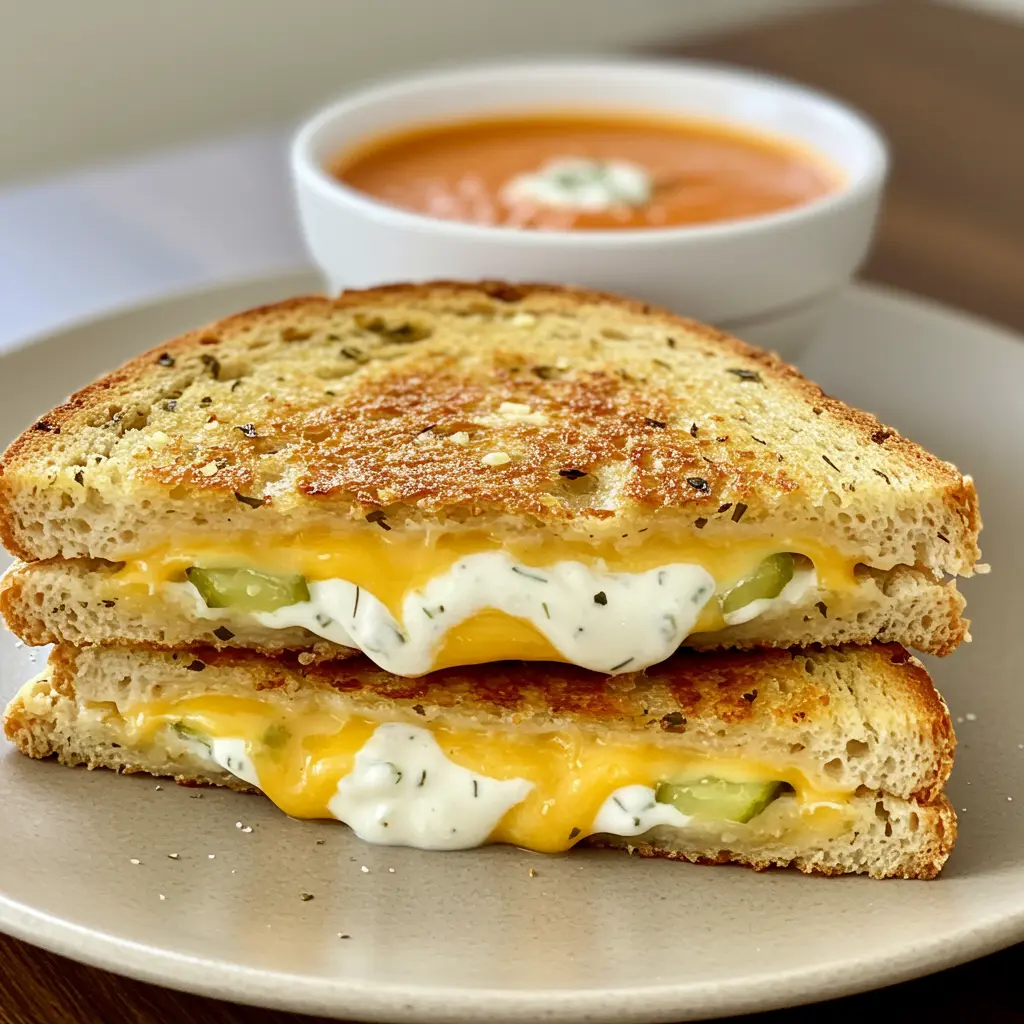 Pickle Grilled Cheese Sandwich