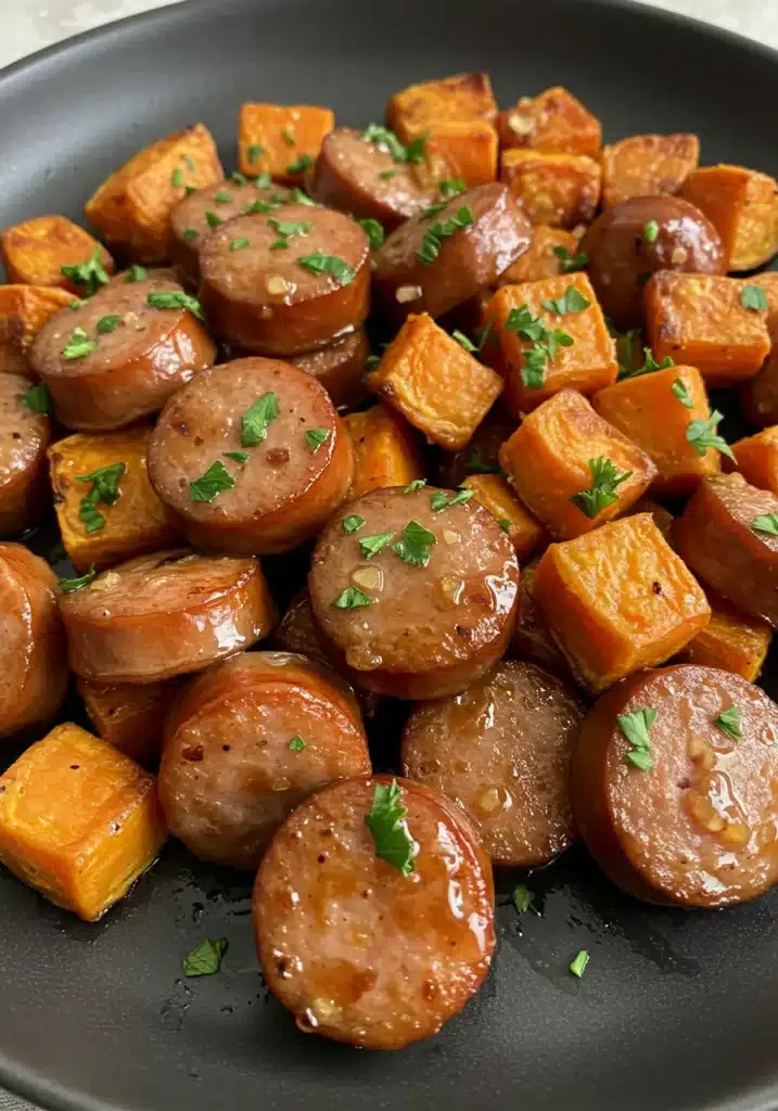 Sausage and Sweet Potatoes