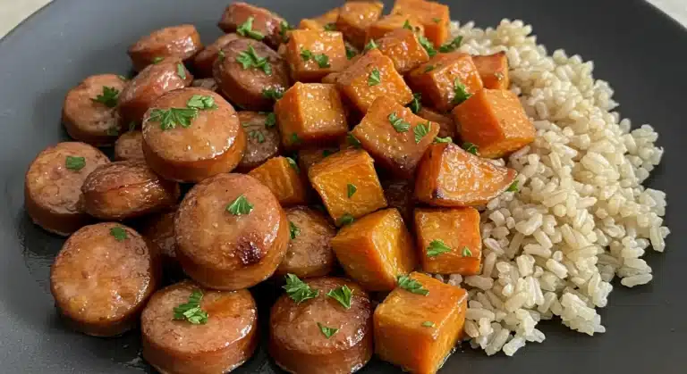 Sausage and Sweet Potatoes f