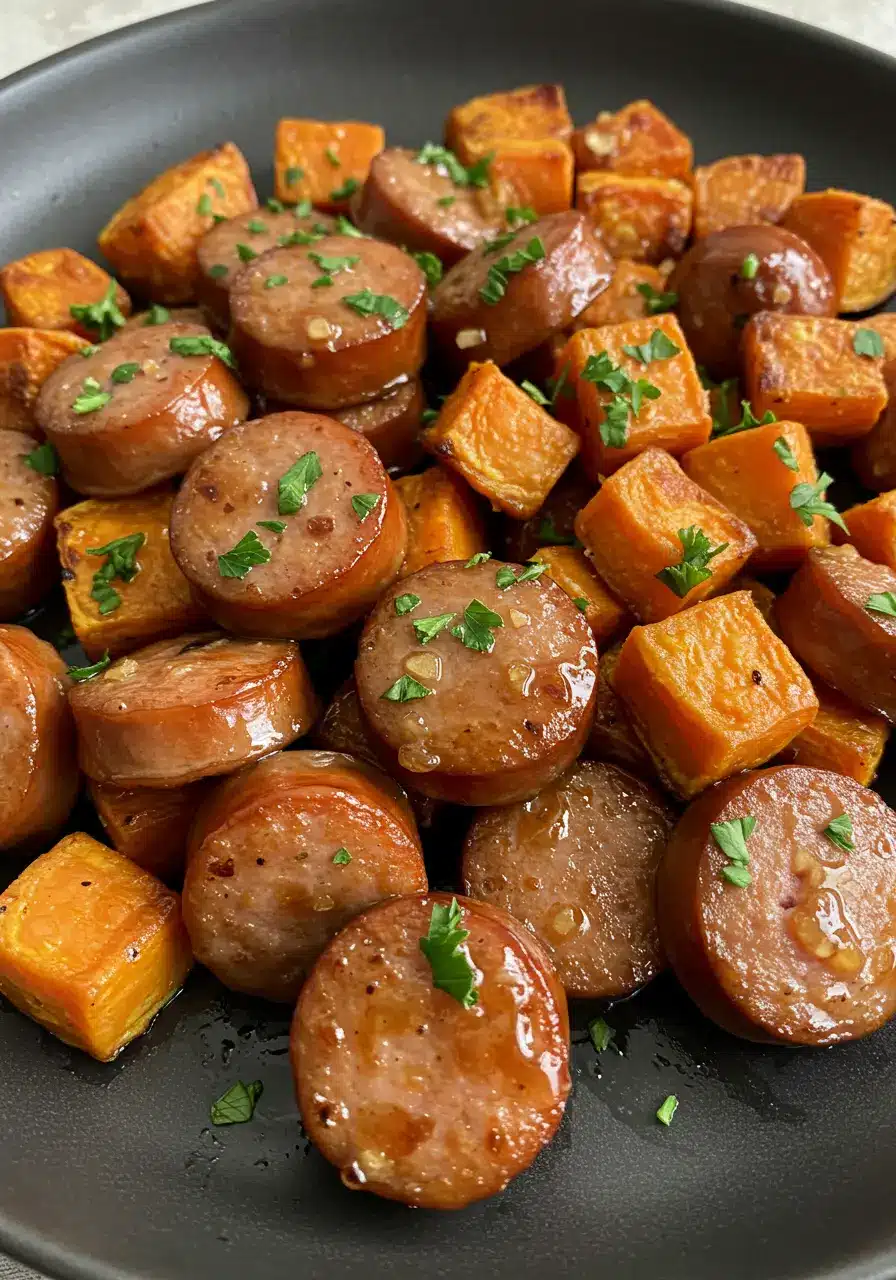 Sausage and Sweet Potatoes