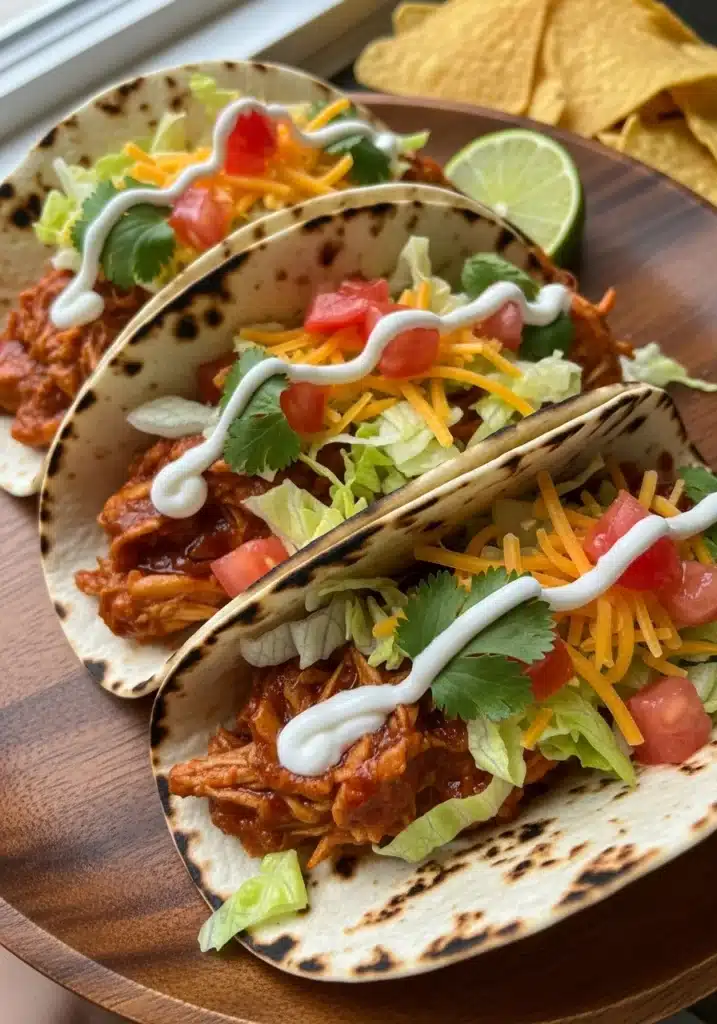 Slow Cooker Chicken Tacos