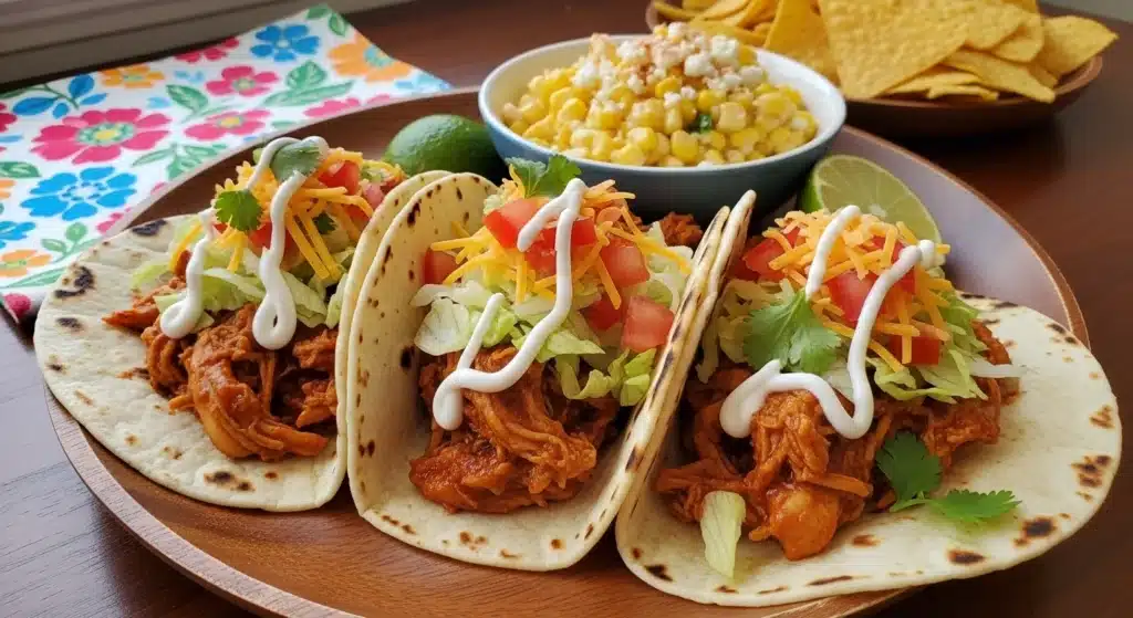 Slow Cooker Chicken Tacos
