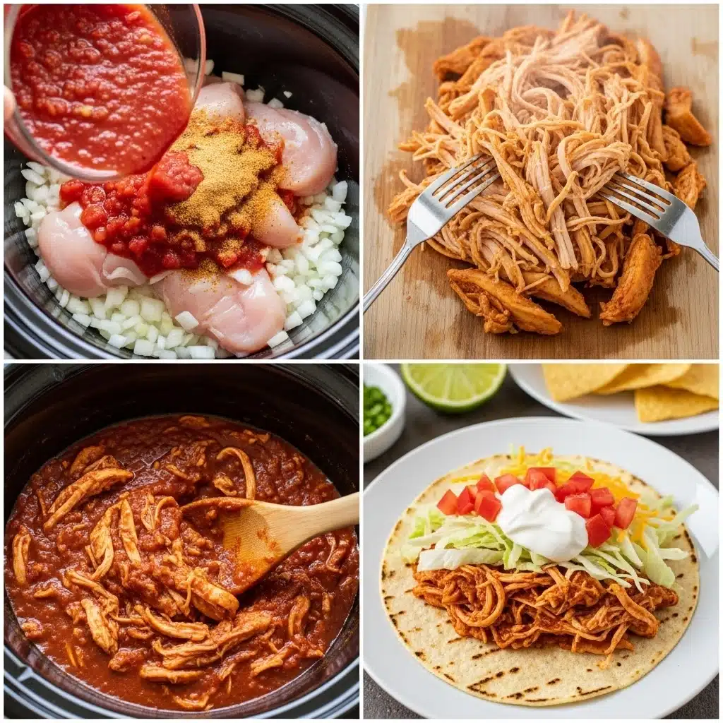 Slow Cooker Chicken Tacos