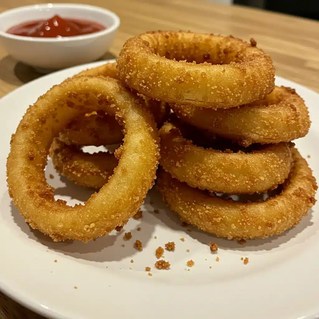 onion rings served