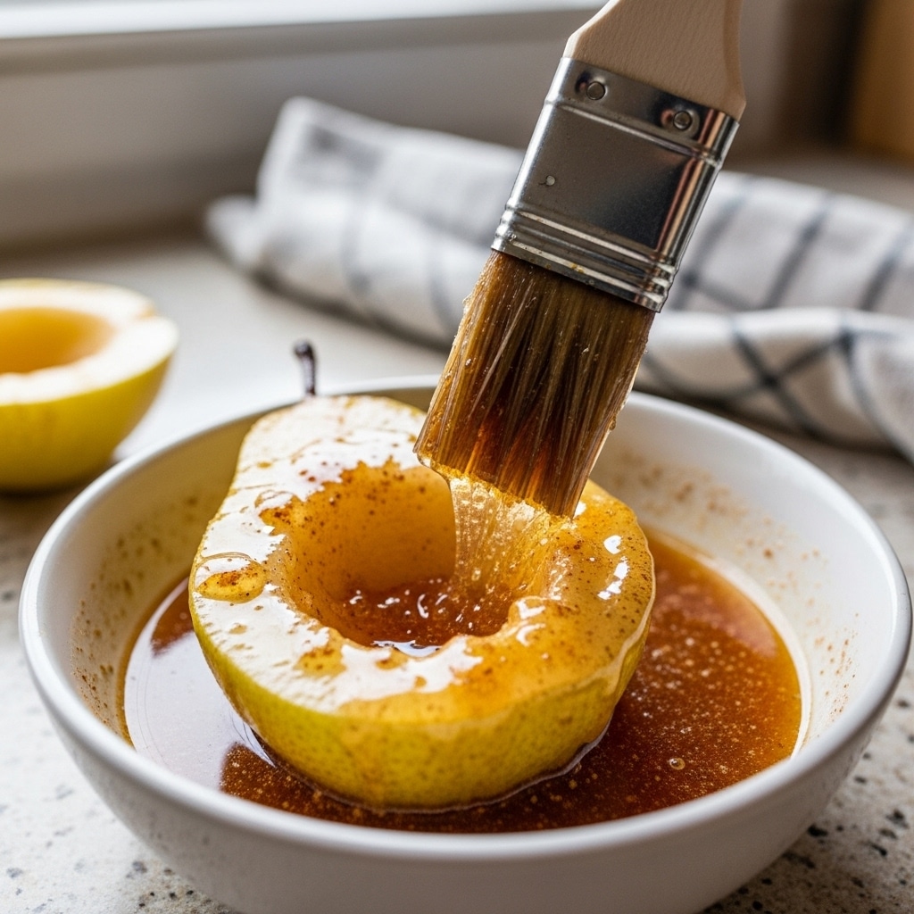 Baked Pears with Cranberries and Blue Cheese