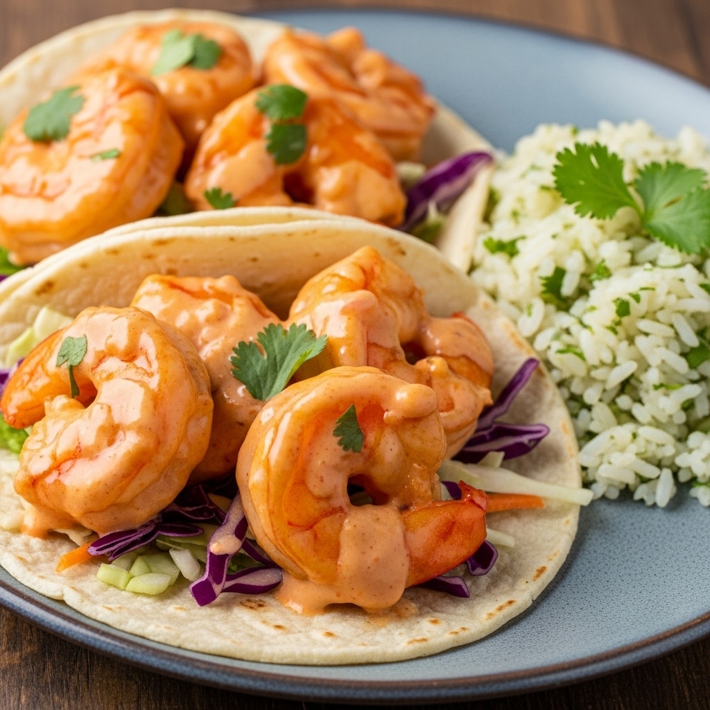 Bang Bang Shrimp Tacos